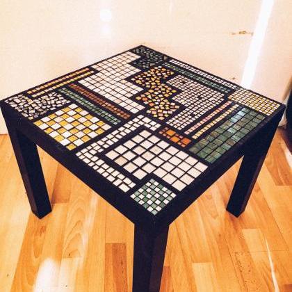 Charlie PUzzle MOsaic COffee TAble